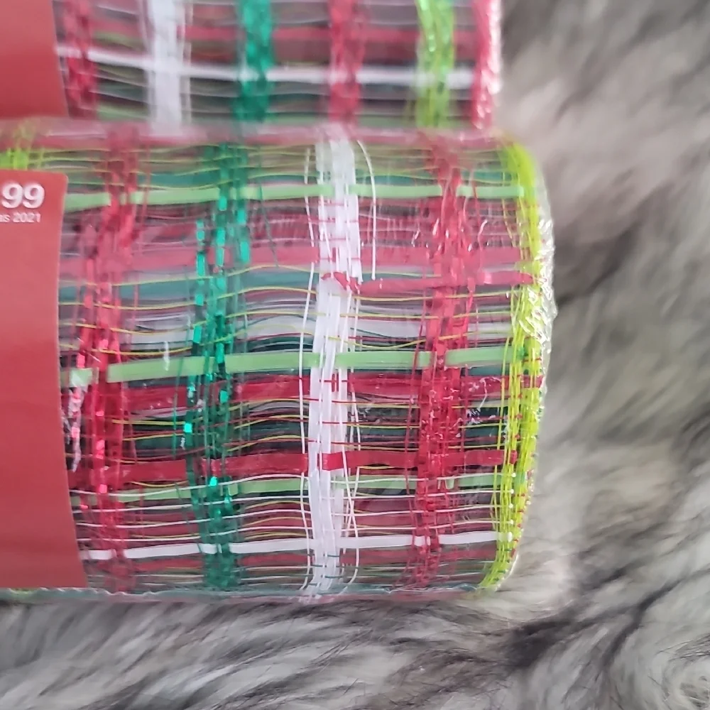Festive Polypro Mesh Ribbon - Picture 3 of 5